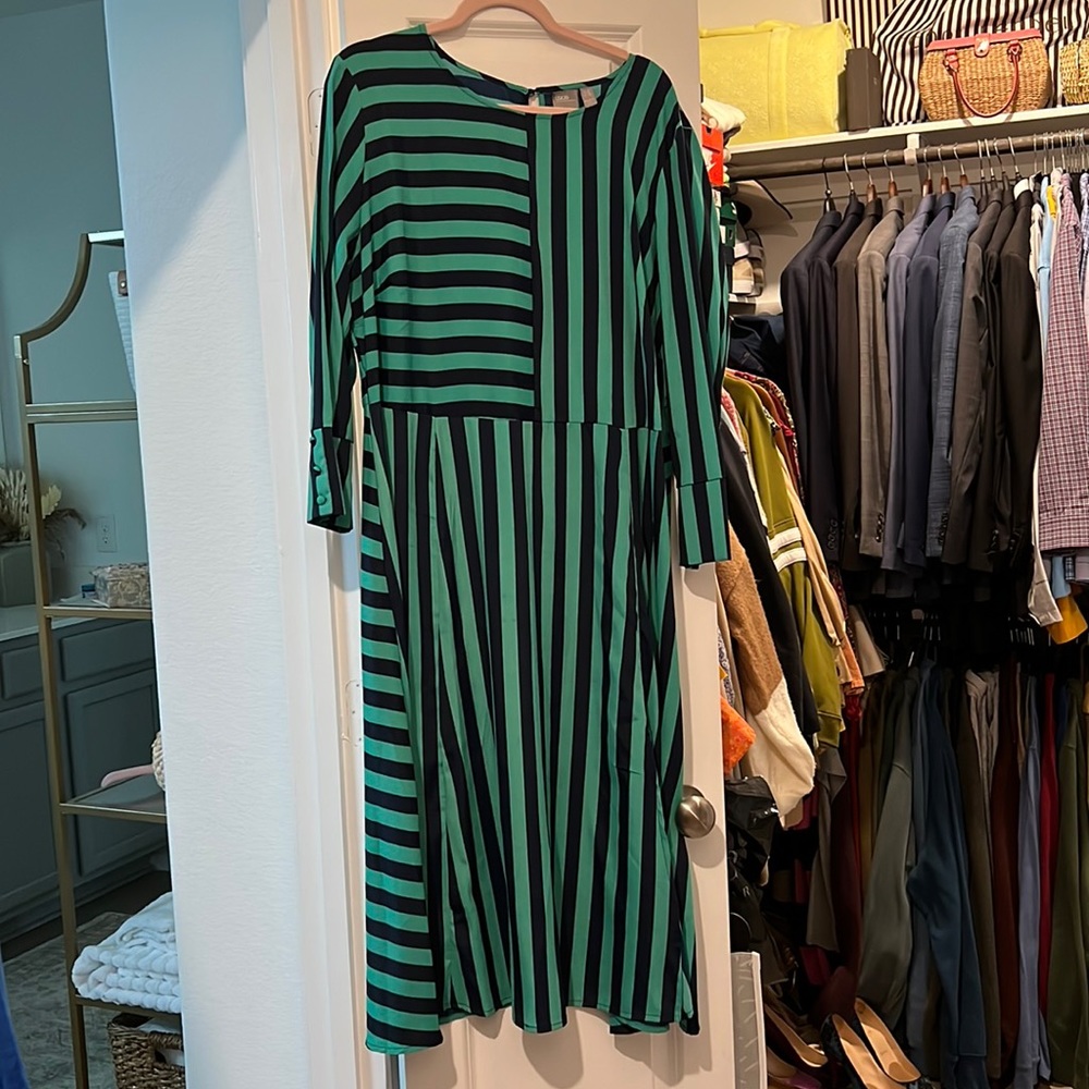 ❗️SOLD❗️ASOS Striped Midi Dress